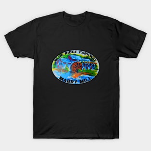 Blue Ridge Parkway Mabry Mill Vintage Virginia T-Shirt